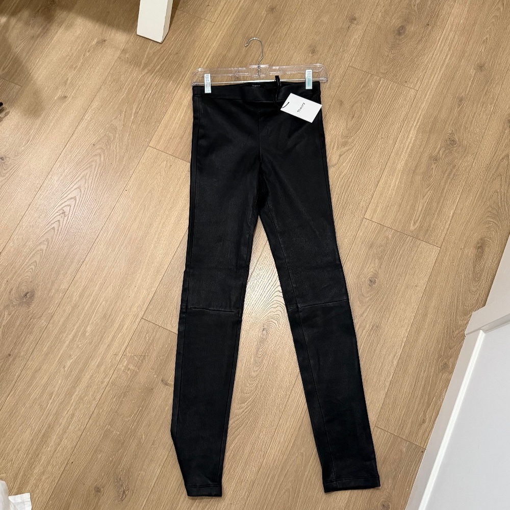 Theory Leather Leggings, NWT